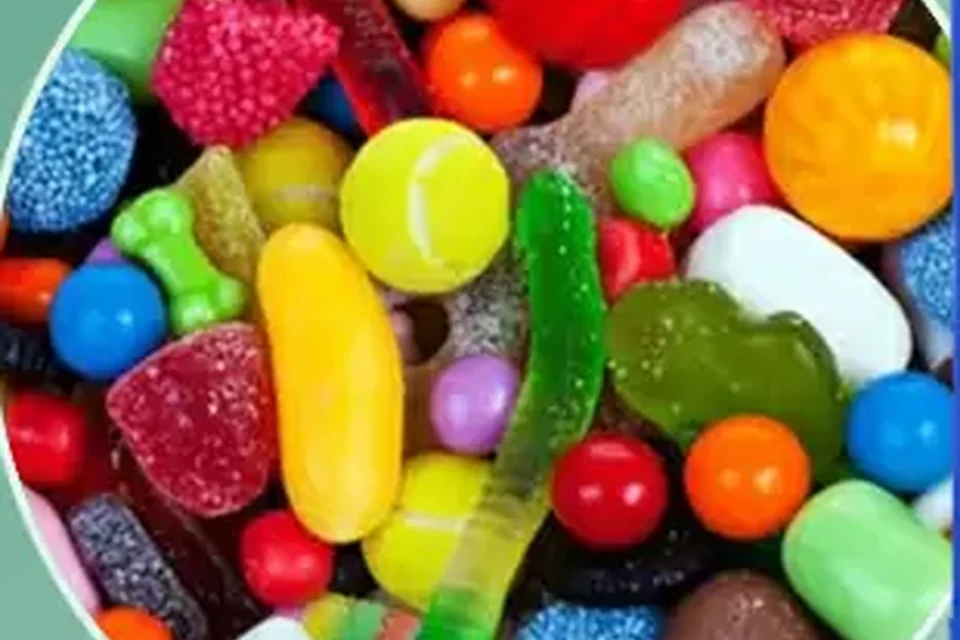 Colorful candy representing confectionery flavor applications